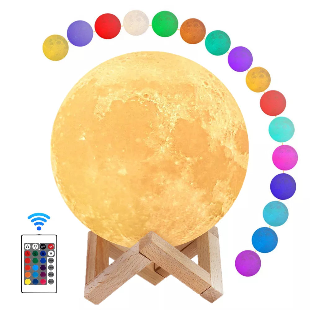 Easy Life™ 3D Moon Lamp LED Rechargeable