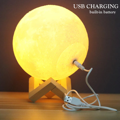 Easy Life™ 3D Moon Lamp LED Rechargeable